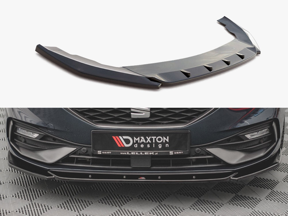Maxton Design Front Splitter V.2 Seat Leon FR Mk4 - SE-LE-4-FR-FD2G - Image 1