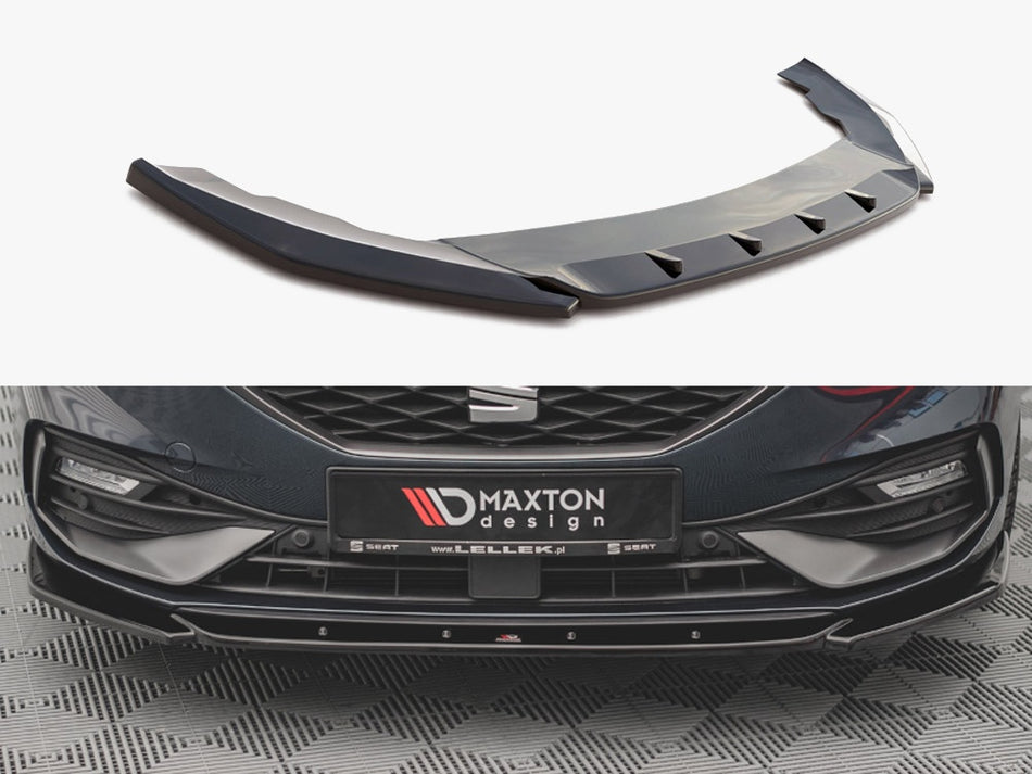 Maxton Design Front Splitter V.2 Seat Leon FR Mk4 - SE-LE-4-FR-FD2G - Image 1
