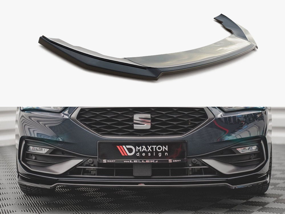 Maxton Design Front Splitter V.4 Seat Leon FR Mk4 - SE-LE-4-FR-FD4G - Image 1