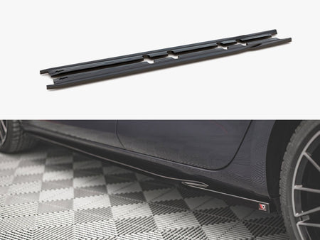 Maxton Design Side Skirts Diffusers V.1 Seat Leon FR ST / Hatchback Mk4 / Cupra Leon ST / Hatchback Mk1 / Mk1 Facelift - SE-LE-4-FR-SD1G - Image 1