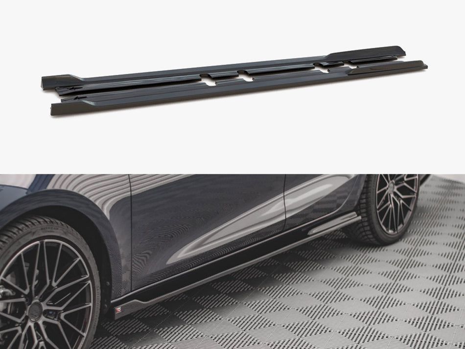 Maxton Design Side Skirts Diffusers V.2 Seat Leon FR ST / Hatchback Mk4 / Cupra Leon ST / Hatchback Mk1 / Mk1 Facelift - SE-LE-4-FR-SD2G - Image 1