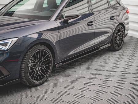 Side Skirts Diffusers V.2 Seat Leon FR ST / Hatchback Mk4 / Cupra Leon ST / Hatchback Mk1 / Mk1 Facelift