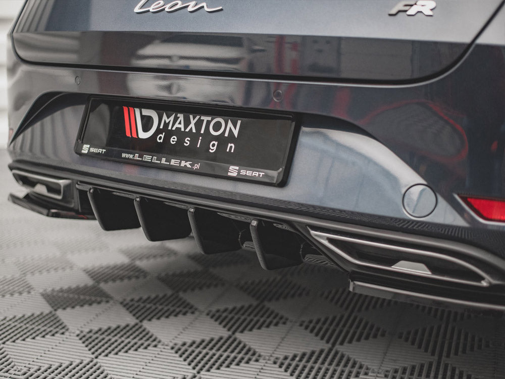Maxton Design Rear Valance V.1 Seat Leon FR ST Mk4 - Carbon Look - SE-LE-4-FR-ST-RS1C - Image 3