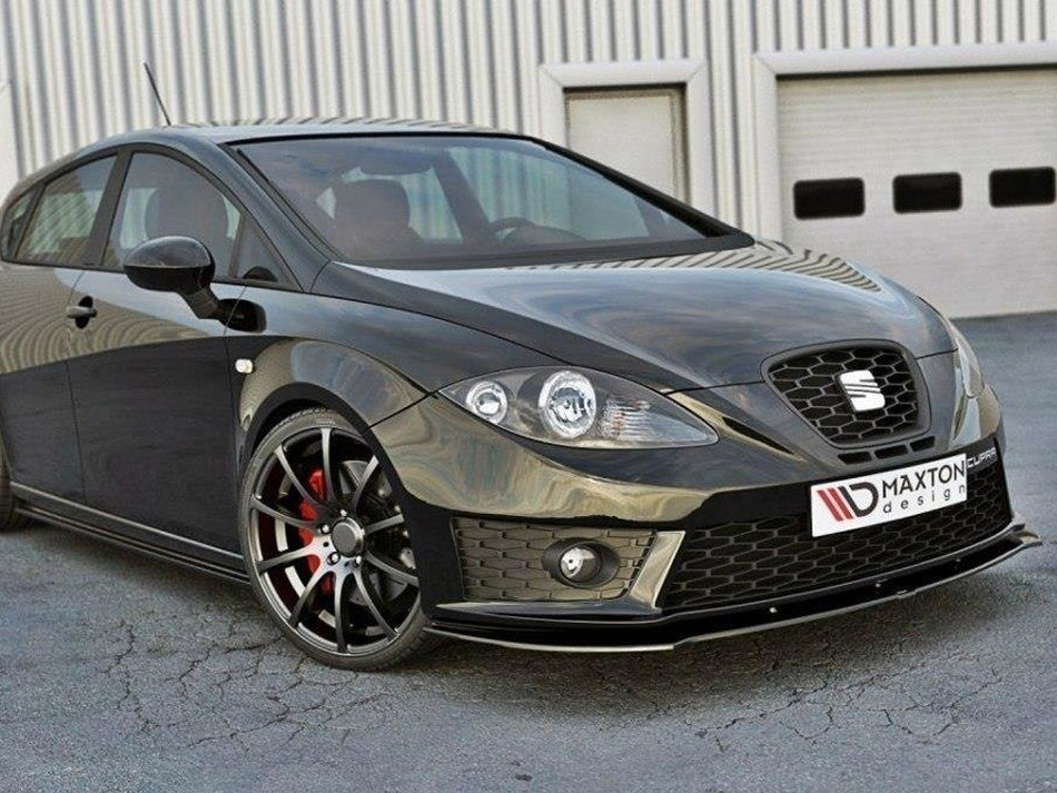 Maxton Design Front Splitter V.1 Seat Leon Mk2 Cupra / FR Facelift - SE-LE-2F-FR-FD1G - Image 2