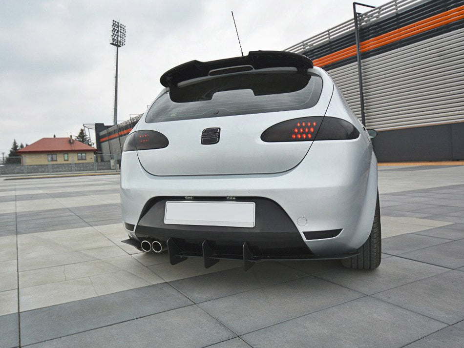 Maxton Design Rear Diffuser &amp; Rear Side Splitters V.2 Seat Leon MK2 Cupra/fr (2005-2012) - SE-LE-2-FR-CNC-RS2A - Image 2