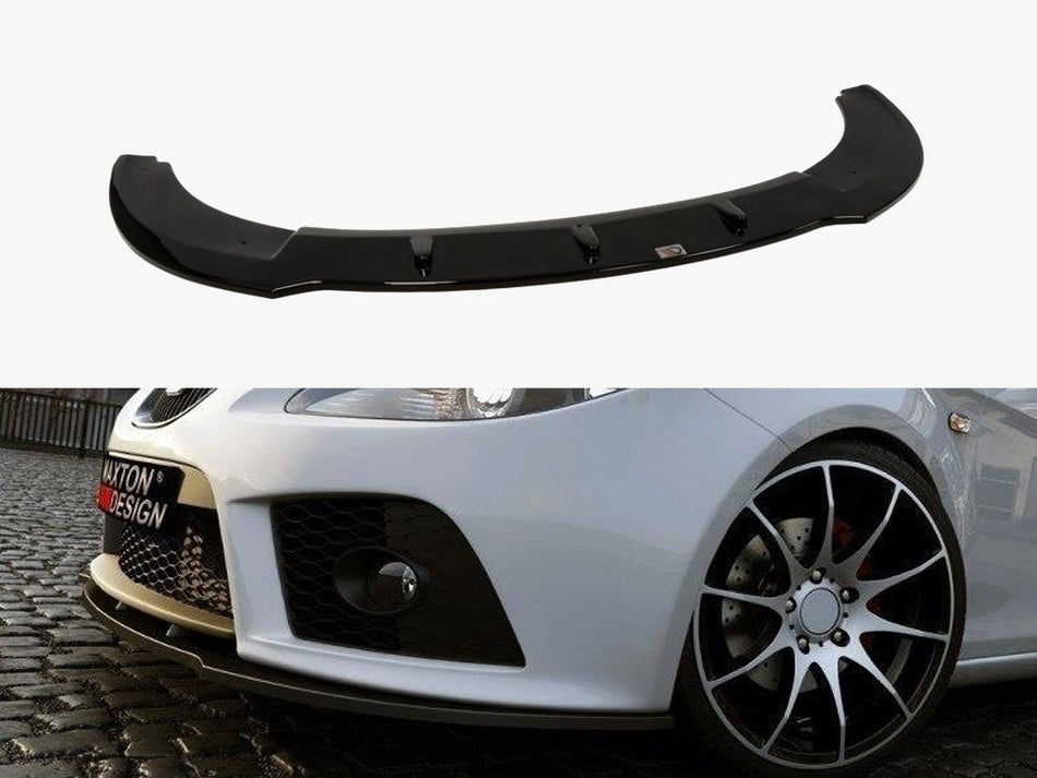 Maxton Design Front Splitter Seat Leon MK2 Cupra FR Preface - SE-LE-2-FR-FD1G - Image 1