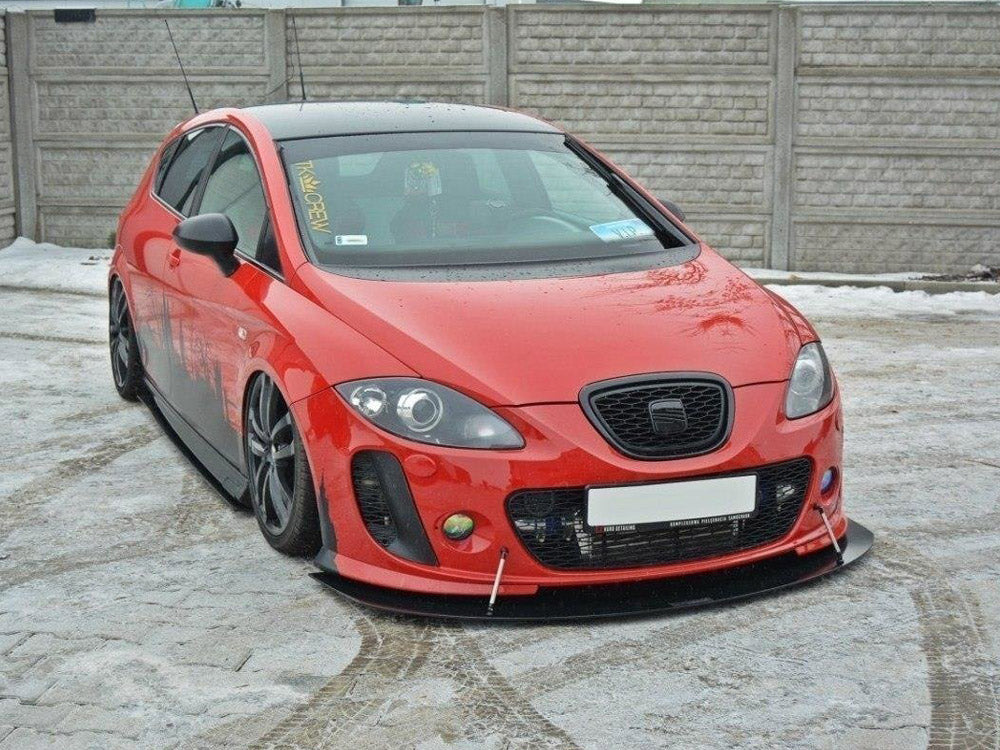 Maxton Design Front Racing Splitter V.1 Seat Leon MK2 MS Design - SE-LE-2-MS-CNC-FD1A - Image 2