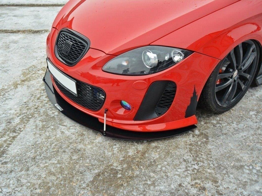Maxton Design Front Racing Splitter V.2 Seat Leon MK2 MS Design - SE-LE-2-MS-CNC-FD2A - Image 3