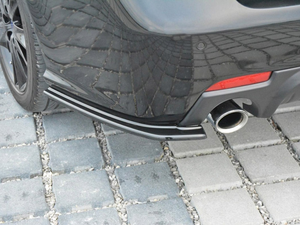 Rear Side Splitters SAAB 9-3 AERO MK2 Facelift (2007-2011) - Carbon Look