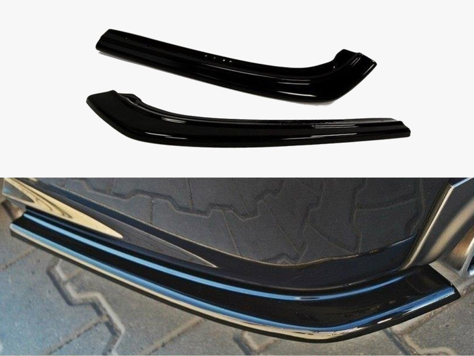 Maxton Design Rear Side Splitters SAAB 9-3 Turbo X (2007-2011) - Carbon Look - SA-9-3-TX-RSD1C - Image 1
