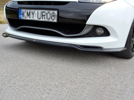 Maxton Design Front Splitter V.1 Renault CLIO MK3 RS Facelift (2009-2012) - Carbon Look - RE-CL-3F-RS-FD1C - Image 3