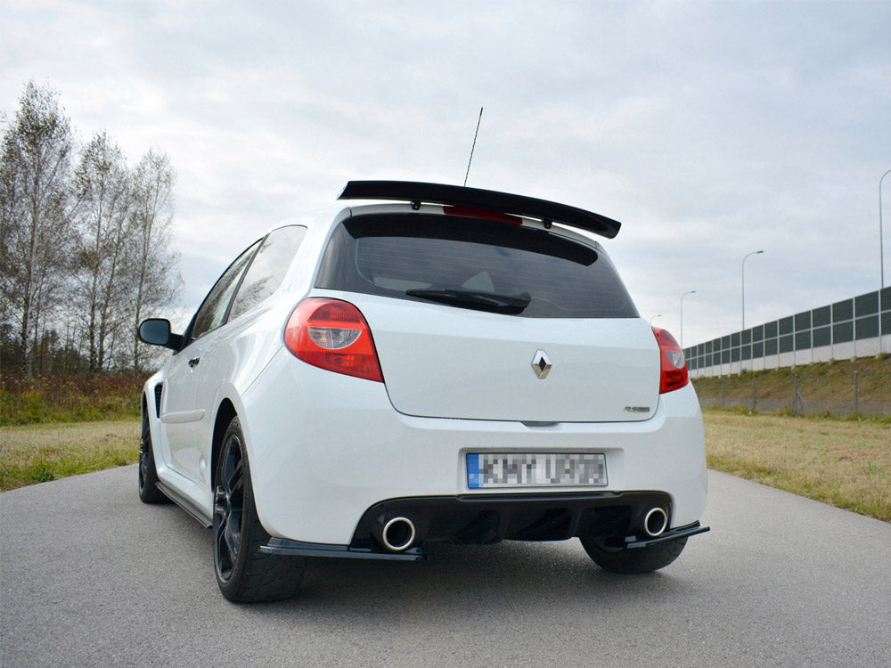 Rear Side Splitters Renault CLIO MK3 RS Facelift (2009-2012) - Textured