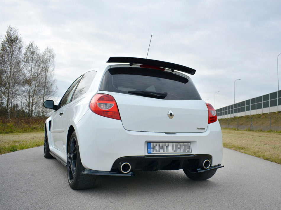 Rear Side Splitters Renault CLIO MK3 RS Facelift (2009-2012) - Textured