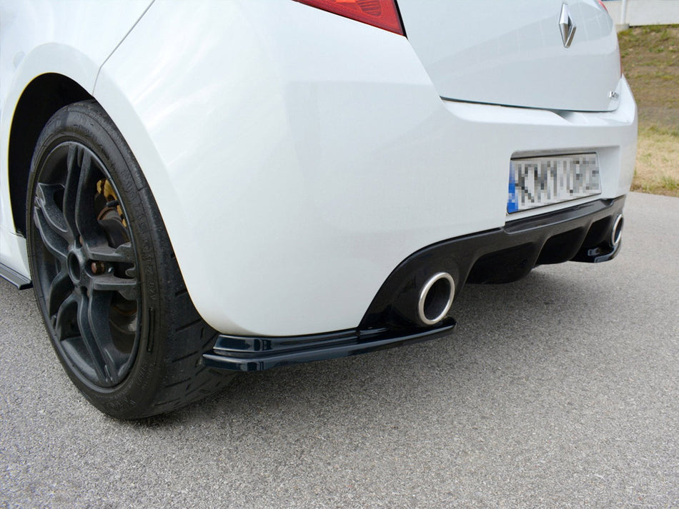 MAXTON DESIGN Rear Side Splitters Renault CLIO MK3 RS Facelift (2009-2012)