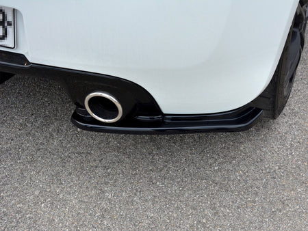 Rear Side Splitters Renault CLIO MK3 RS Facelift (2009-2012) - Textured