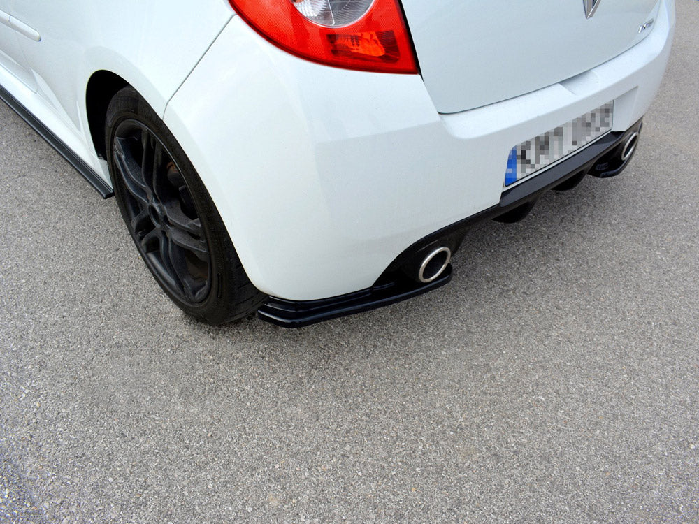 Rear Side Splitters Renault CLIO MK3 RS Facelift (2009-2012) - Textured