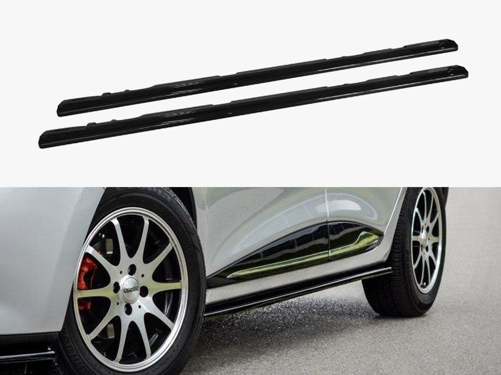 Maxton Design Side Skirts Diffusers Renault CLIO MK4 Standard (2012-2016) - RE-CL-4-SD1G - Image 1
