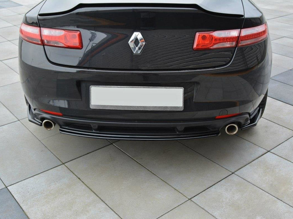 Rear Side Splitters Renault Laguna MK 3 Coupe (2008-2015) - Carbon Look