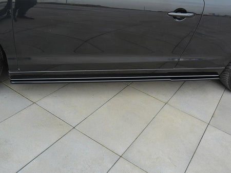 Side Skirts Splitters Renault Laguna MK 3 Coupe (2008-2015) - Carbon Look