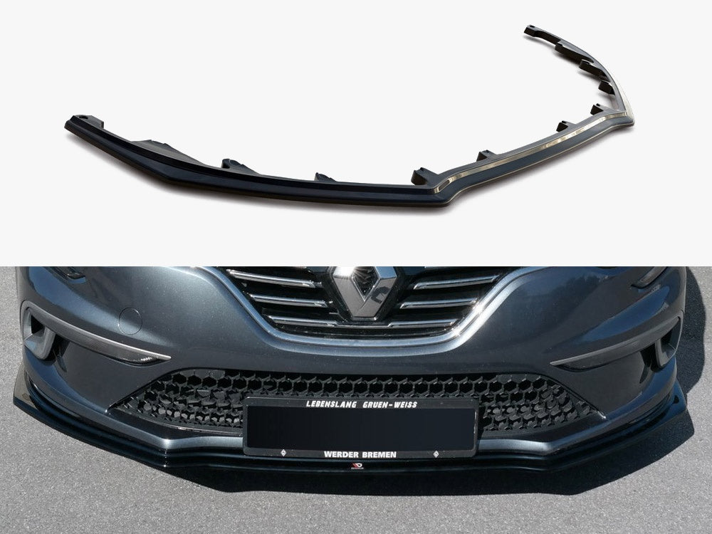 Maxton Design Front Splitter Renault Megane MK4 Gt-line (2016-) - Textured - RE-ME-4-GTLINE-FD1T - Image 1