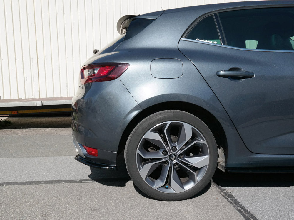 Rear Side Splitters Renault Megane MK4 Gt-line (2016-) - Textured