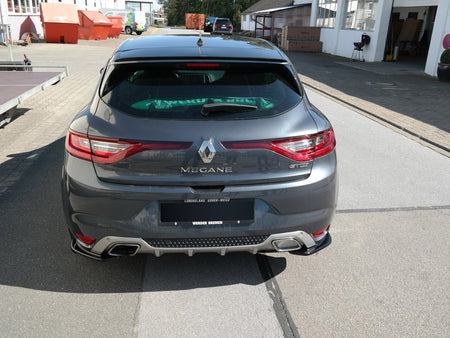 Rear Side Splitters Renault Megane MK4 Gt-line (2016-) - Textured