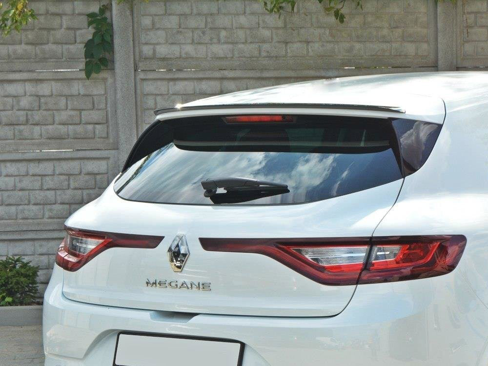 Spoiler CAP Renault Megane MK4 Hatchback (2016-UP) - Carbon Look