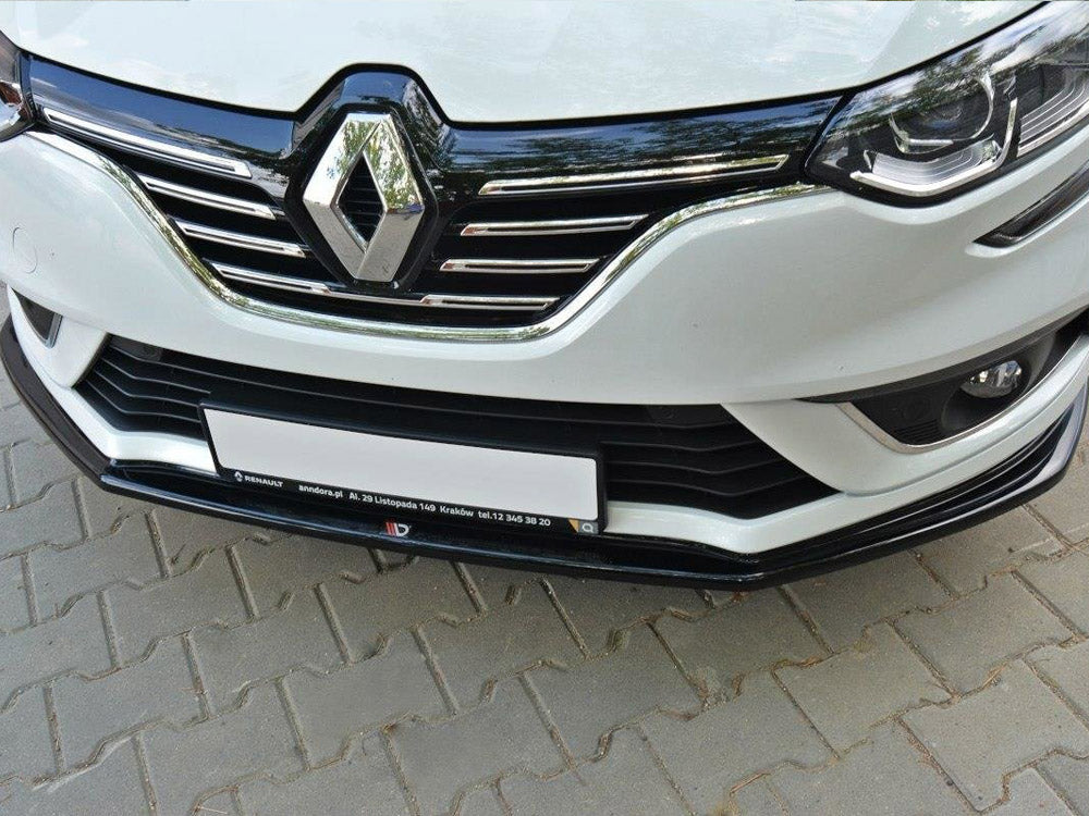 Front Splitter Renault Megane MK4 Hatchback (2016-UP) - Carbon Look