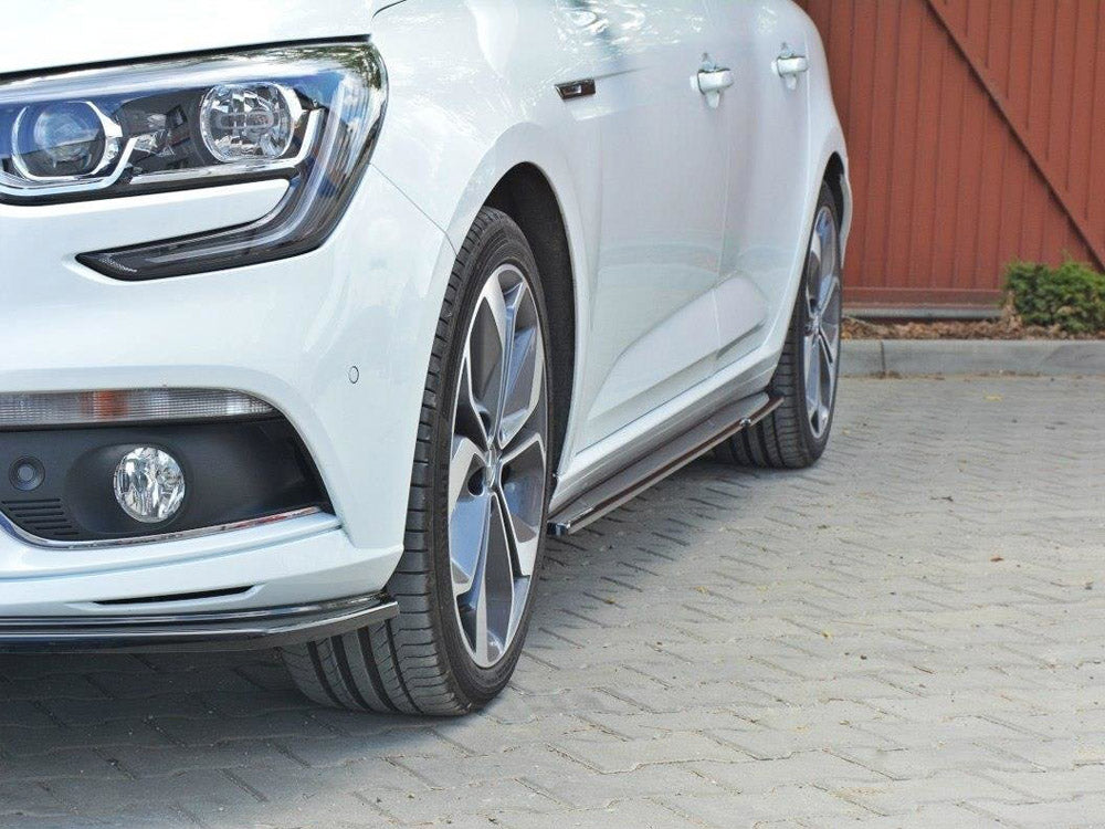 Maxton Design Side Skirts Diffusers Renault Megane MK4 Hatchback (2016-UP) - Carbon Look - RE-ME-4-SD1C - Image 2