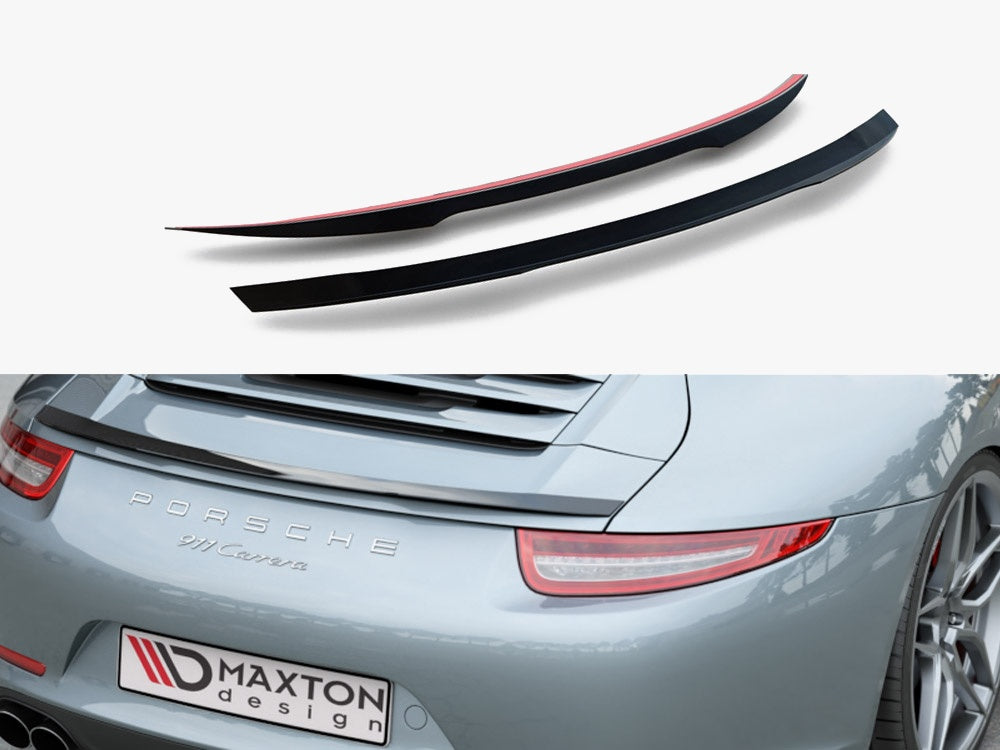 Maxton Design Spoiler CAP Porsche 911 Carrera 991 - Textured - PO-911-991-CAP1T - Image 1