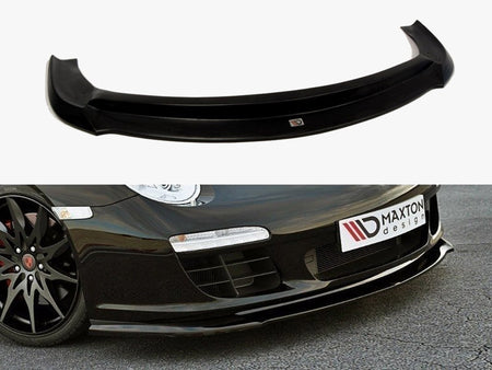 Maxton Design Front Splitter Porsche 911 Carrera 997.2 Facelift (2009-2011)  - Carbon Look - PO-911-997F-FD1C+FD1RC - Image 1