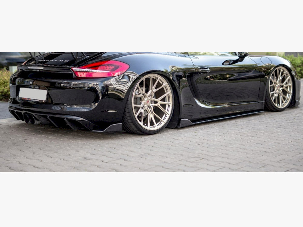 Maxton Design Rear Side Splitters Porsche Cayman MK2 981C (2013-) - PO-CA-981-FRSD1FP - Image 2