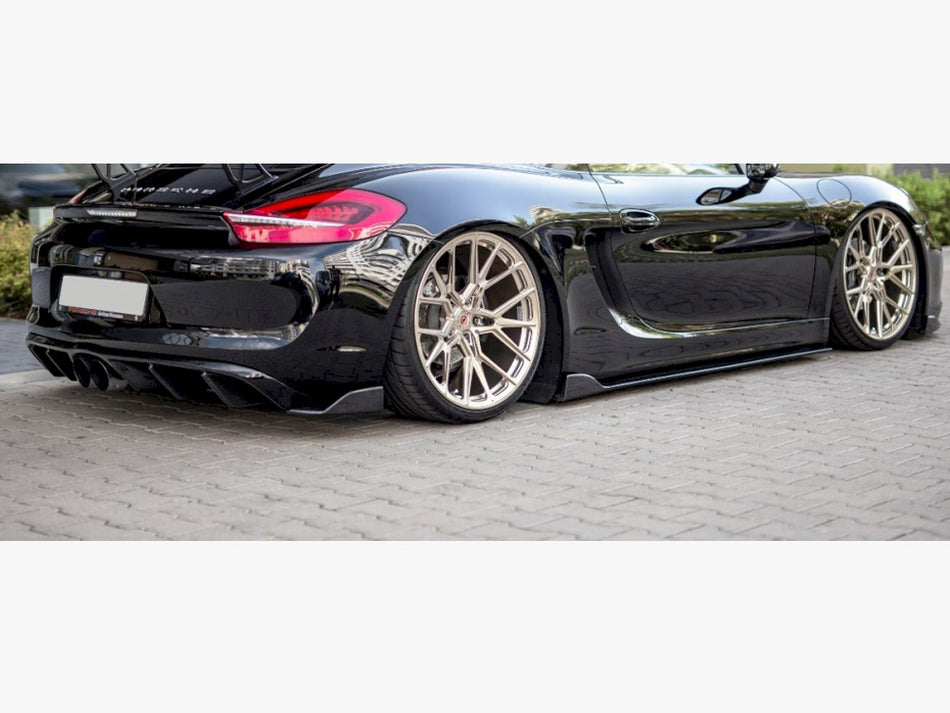 Maxton Design Rear Side Splitters Porsche Cayman MK2 981C (2013-) - PO-CA-981-FRSD1FP - Image 2