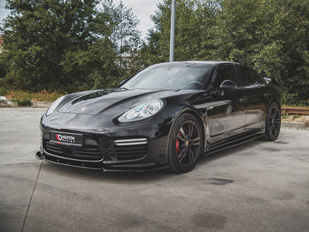Maxton Design Front Splitter V1 Porsche Panamera Turbo 970 Facelift (2013-2016) - PO-PA-970-T-FD1G - Image 2