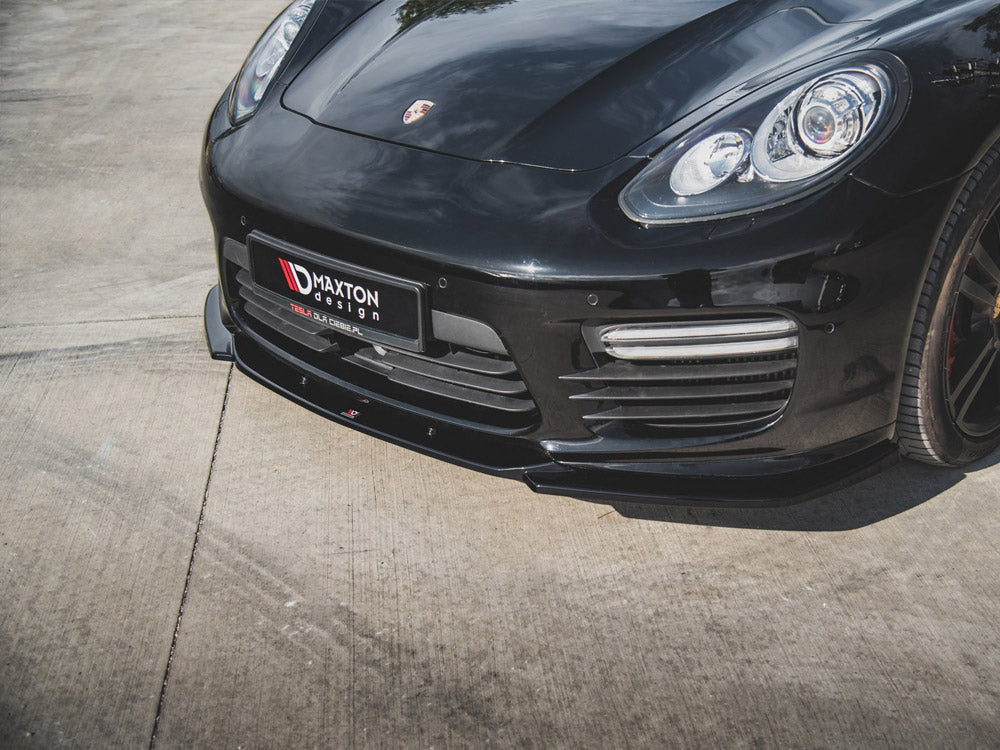 Maxton Design Front Splitter V.2 Porsche Panamera Turbo 970 Facelift (2013-2016) - PO-PA-970-T-FD2G - Image 4