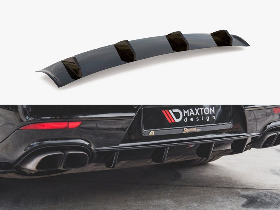 Maxton Design Rear Valance Porsche Panamera Turbo 970 Facelift (2013-2016) - PO-PA-970-T-RS1G - Image 1