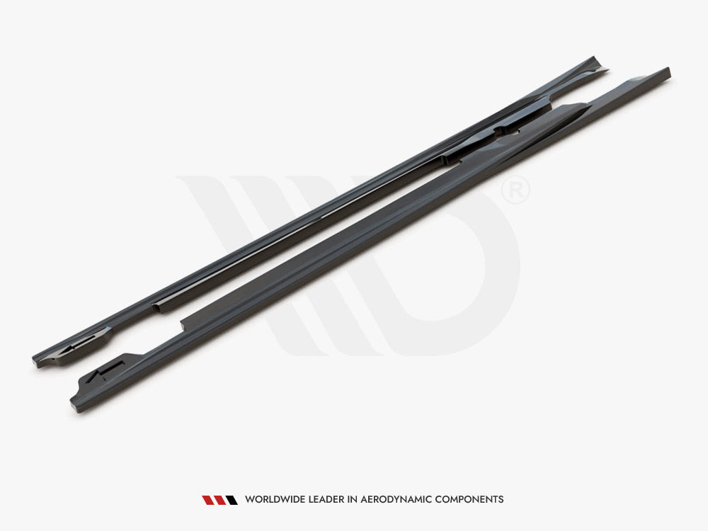 Maxton Design Side Skirts Diffusers V1 Porsche Panamera Turbo 970 Facelift (2013-2016) - PO-PA-970-T-SD1G - Image 5
