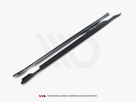 Maxton Design Side Skirts Diffusers V2 Porsche Panamera Turbo 970 Facelift (2013-2016) - PO-PA-970-T-SD2G - Image 4