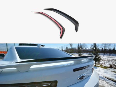 Maxton Design Spoiler CAP Chevrolet Camaro 6TH-GEN. Phase-i 2SS Coupe (2016-2018) - Carbon Look - CH-CA-6-2SS-CAP1C - Image 1