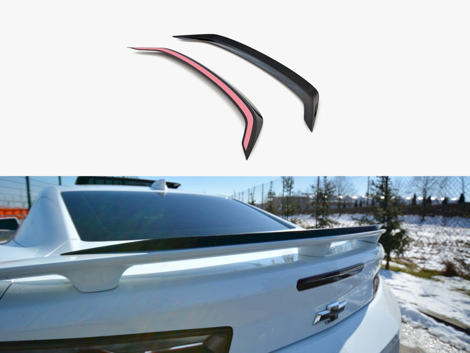 Maxton Design Spoiler CAP Chevrolet Camaro 6TH-GEN. Phase-i 2SS Coupe (2016-2018) - Carbon Look - CH-CA-6-2SS-CAP1C - Image 1