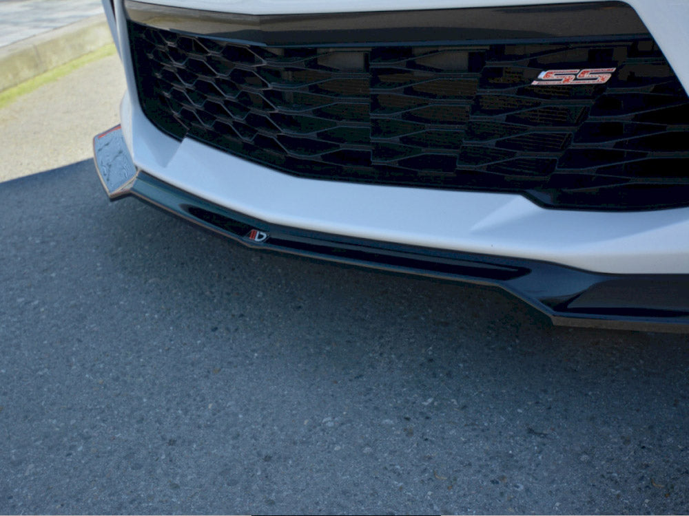 Front Splitter V.1 Chevrolet Camaro 6TH-GEN. Phase-i 2SS Coupe (2016-18) - Textured