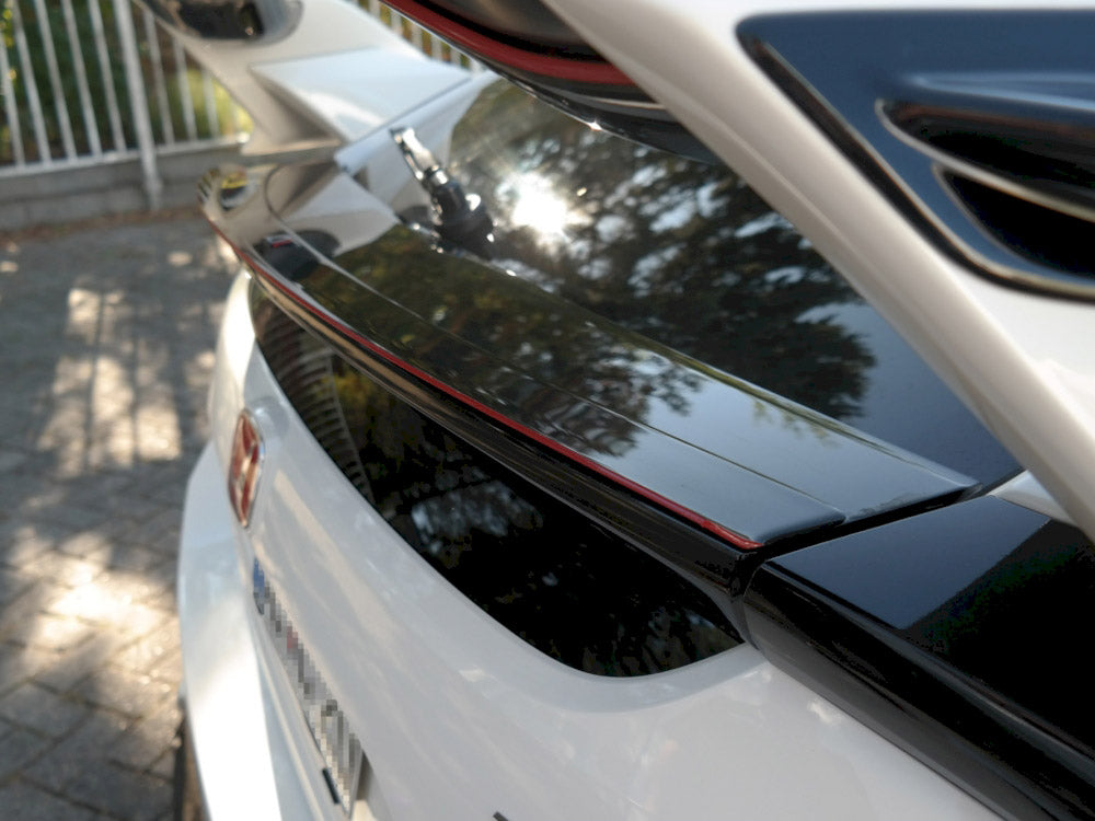 Maxton Design Bottom Spoiler CAP V.3 Honda Civic Type-R Mk10 - Carbon Look - HO-CI-10-TYPE-R-CAP3C - Image 3