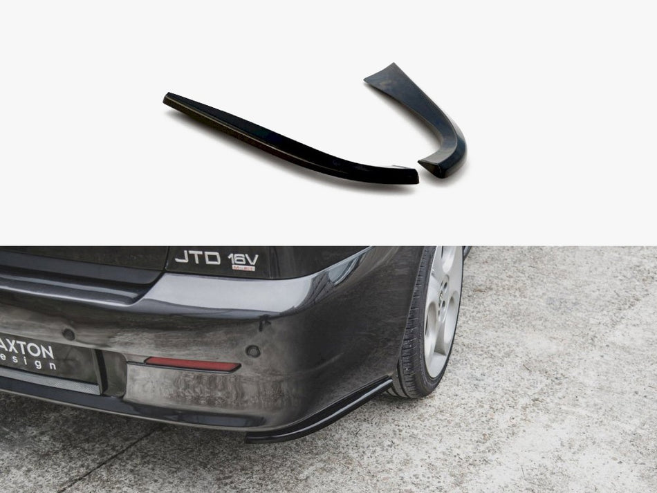 Maxton Design Rear Side Splitters Alfa Romeo 156 SW Facelift (2003-2006) - Carbon Look - AL-156F-SW-RSD1C - Image 1