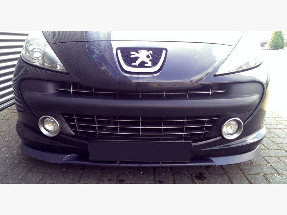 Front Splitter Peugeot 207 Standard Preface (2006-09) - Carbon Look