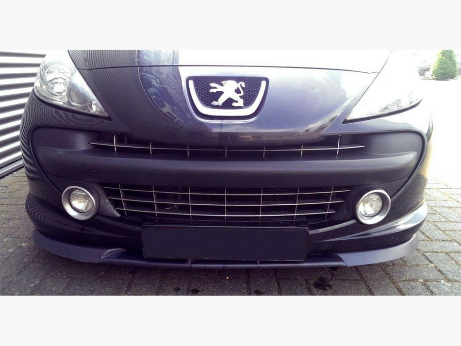 Maxton Design Front Splitter Peugeot 207 Standard Preface (2006-09) - Carbon Look - PE-207-FD1C - Image 2