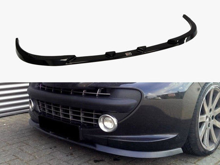 Front Splitter Peugeot 207 Standard Preface (2006-09) - Carbon Look