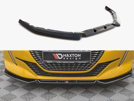 Maxton Design Front Splitter V.1 Peugeot 208 Mk2 - PE-208-2-FD1G - Image 1