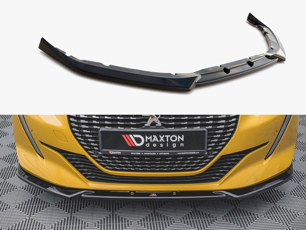 Maxton Design Front Splitter V.2 Peugeot 208 Mk2 - PE-208-2-FD2G - Image 1