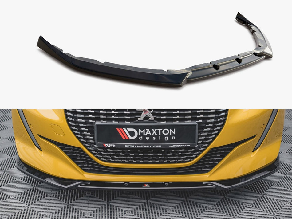 Maxton Design Front Splitter V.2 Peugeot 208 Mk2 - PE-208-2-FD2G - Image 1