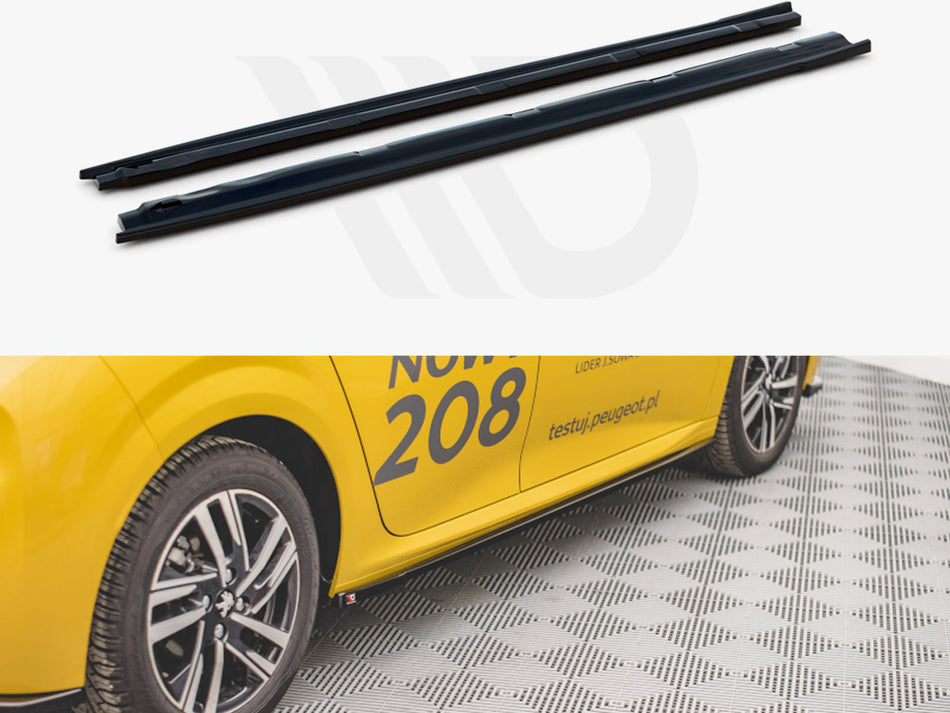 MAXTON DESIGN Side Skirts Diffusers Peugeot 208 MK2 (2019-)